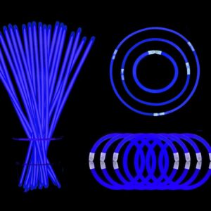 Blue Glow Sticks Set